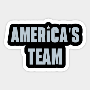 America's Team Text II Sticker
